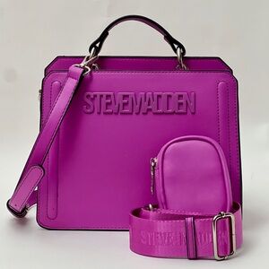Steve Madden Fuscia Evelyn Crossbody Bag, never used
